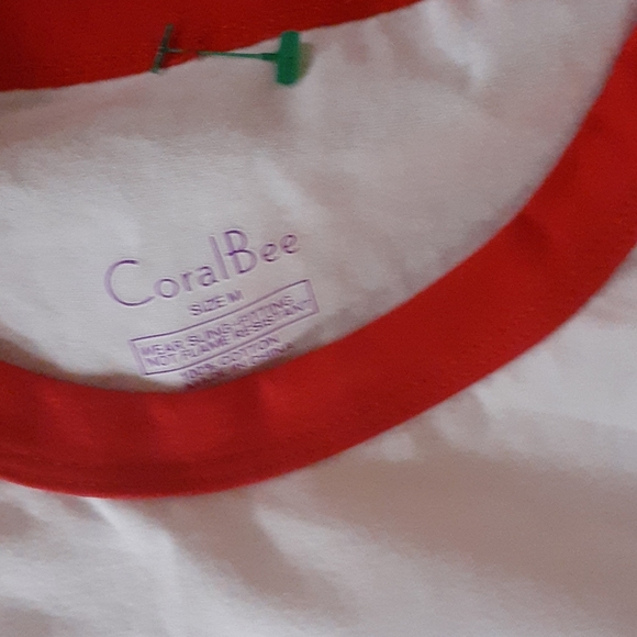 Coral Bee Pajamas SIZE M - Picture 2 of 2